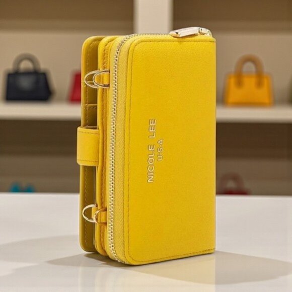 🆕 Magnetic 2-in-1 Phone Wallet Clutch | Vegan Leather | Barbiecore Y2K - Picture 6 of 16